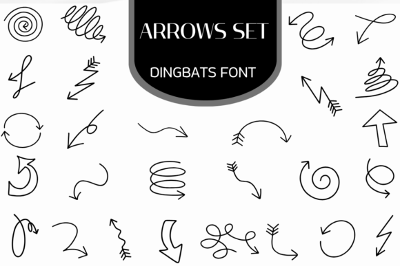 Arrows Set: A Dynamic Typeface for Web Design