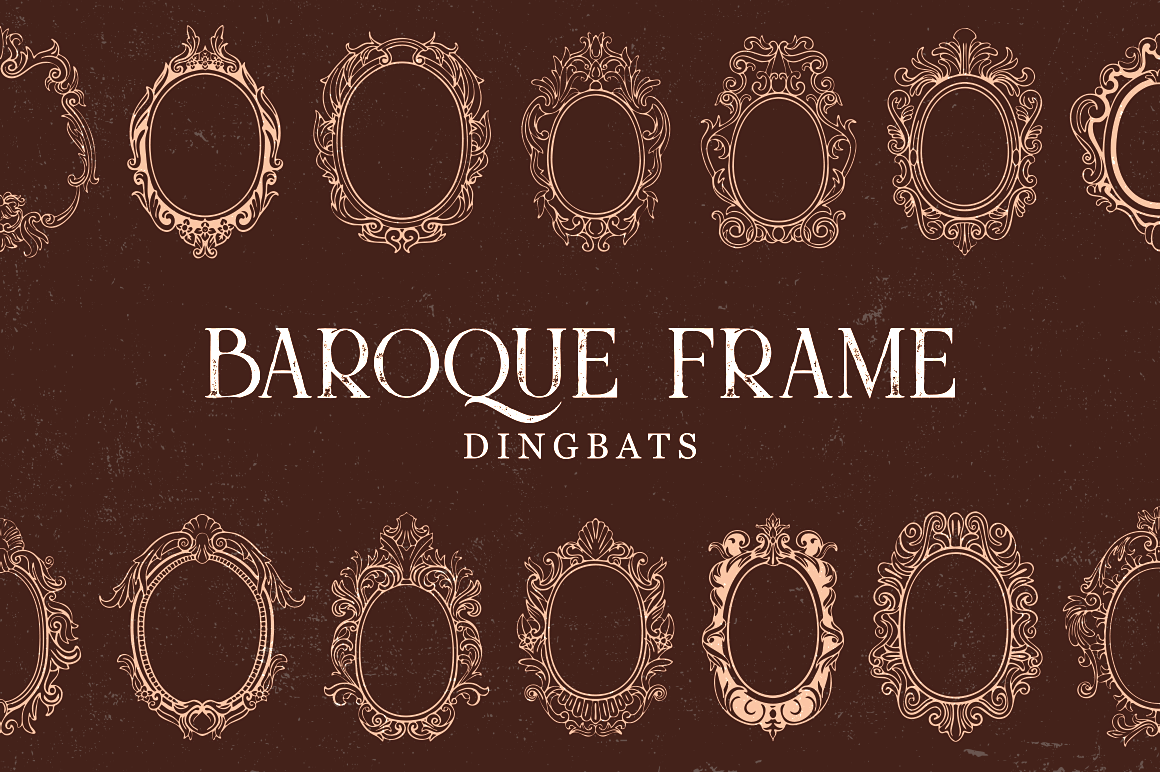 Baroque Frame Dingbat: A Typeface That Elevates Campaign Visuals