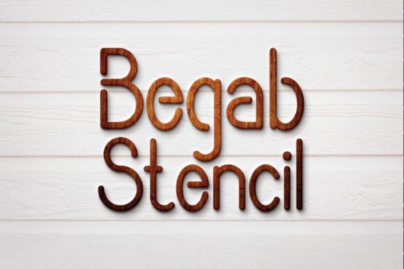 Begab Stencil – A Bold, Handwritten Typeface for Strong Campaign Impact