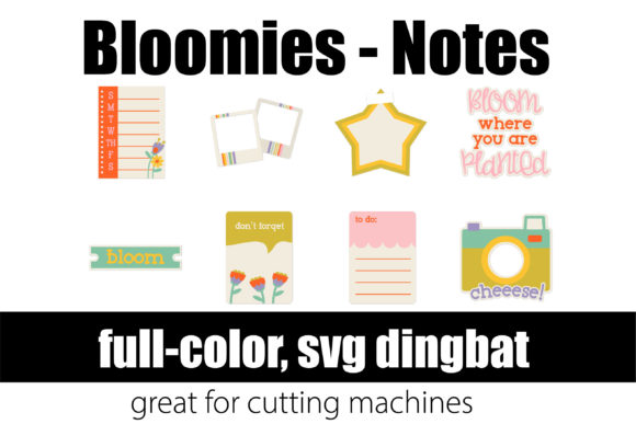 Bloomies Notes: A Color Font That Elevates Your Brand