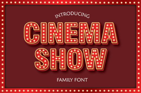 Cinema Show: A Decorative Typeface That Adds Flair to Branding Projects