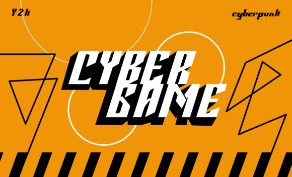 Cybergame Font: A Bold Typeface for Business Branding