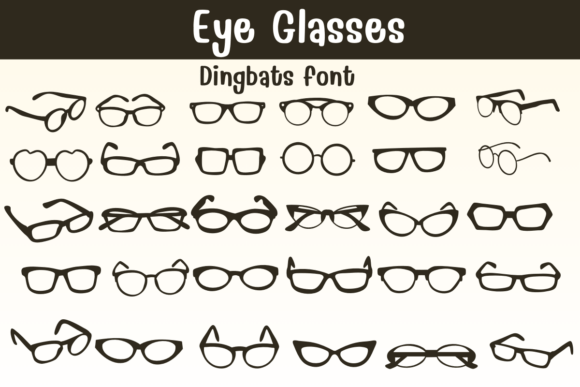 Eye Glasses Font: A Unique Typeface for Digital Design