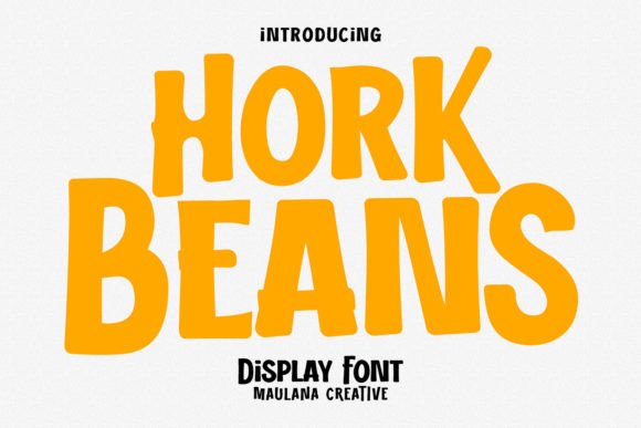 Hork Beans: A Display Font That Elevates Brand Identity