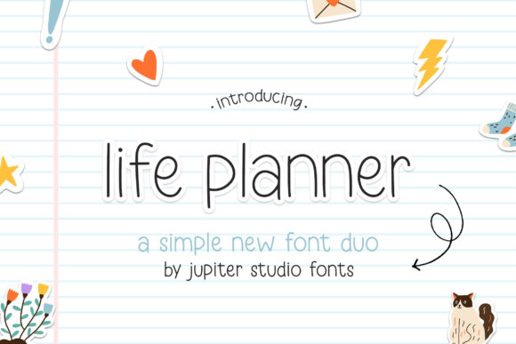 Life Planner Duo: A Modern Typeface for Digital Design