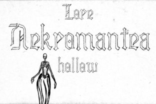 Lore Nekromantea Hollow: A Gothic Typeface for Digital Branding