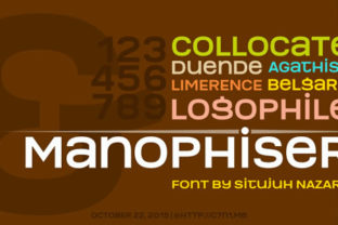 Manophiser: A Modern Typeface for Digital Designers