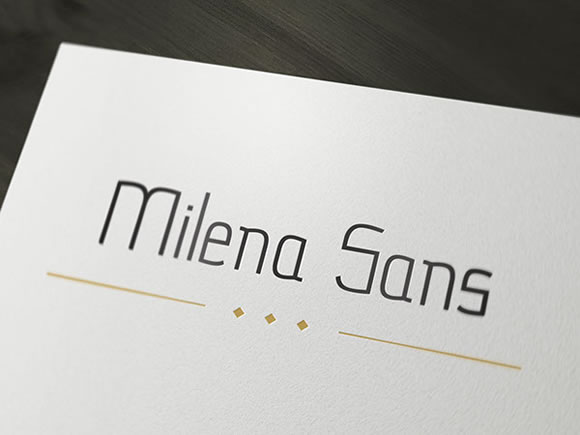 Milena Sans: A Modern Typeface for Memorable Marketing