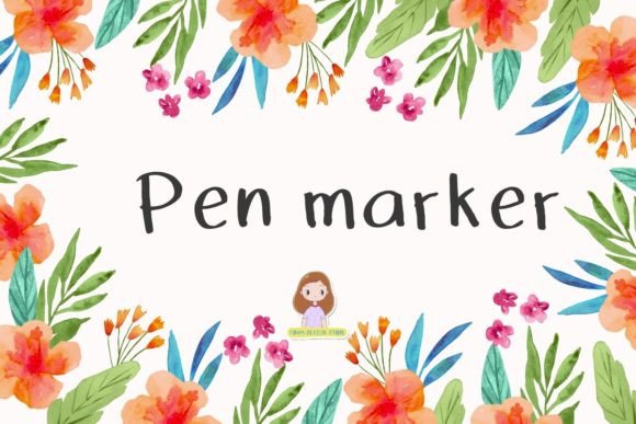 Pen Marker Font: A Handwritten Touch for Your Brand