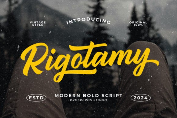 Rigotamy: A Script Font That Elevates Your Brand’s Visual Story