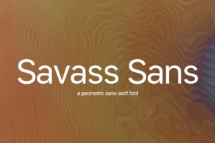 Savass Sans: A Modern Typeface for Digital Design
