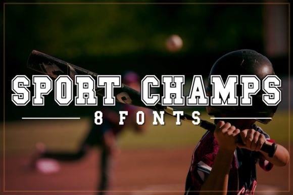 Sports Champs: A Versatile Decorative Typeface for Digital Design