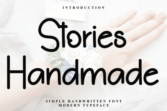 Stories Handmade: A Festive Typeface for Your Brand