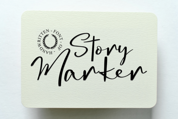 Story Marker: A Handwritten Typeface for Creative Makers