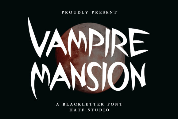 Vampire Mansion Font: A Gothic Touch for Digital Branding