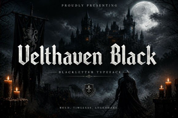 Velthaven Black: A Bold Typeface for Impactful Design