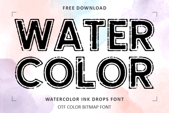 Watercolor Ink Drops Font Review: A Creative Typography Standout