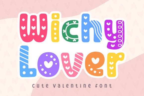 Wichy Lover Font: A Decorative Typeface for Digital Design